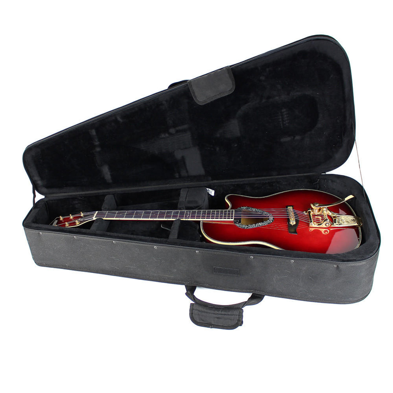 1992 Gretsch 6020V Crimson Flyer Acoustic Electric Guitar