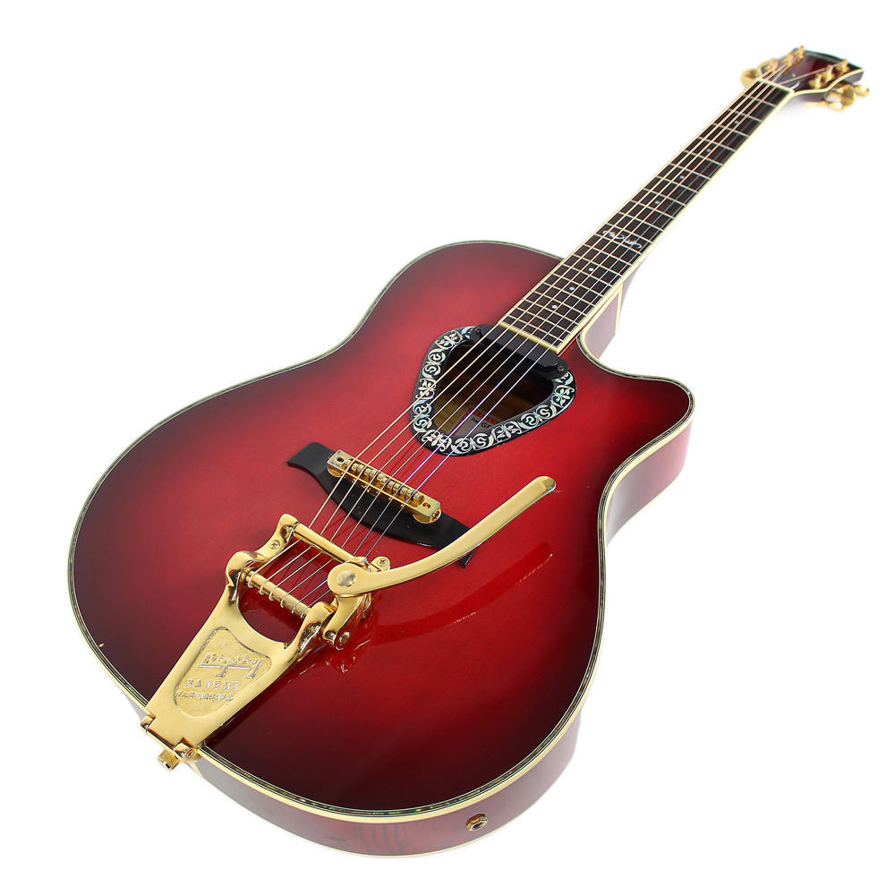 1992 Gretsch 6020V Crimson Flyer Acoustic Electric Guitar