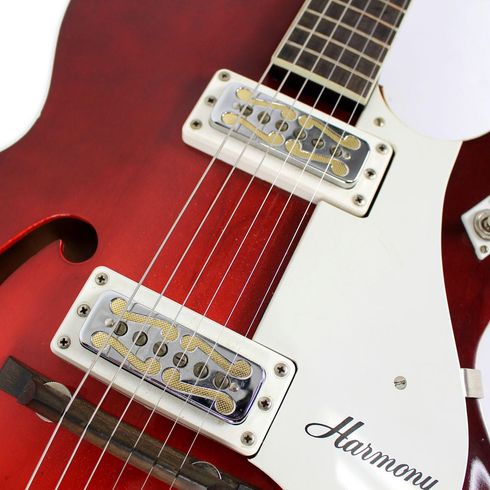 Vintage 1966 Harmony Rocket H-56 Hollow Body Electric Guitar