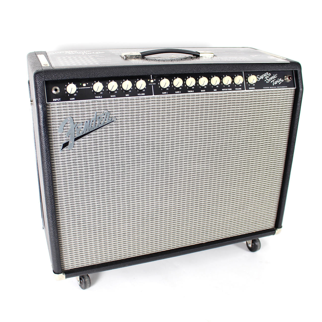 2011 Fender Super Sonic Twin 100W 2x12 Tube Combo Amp | Cream City  