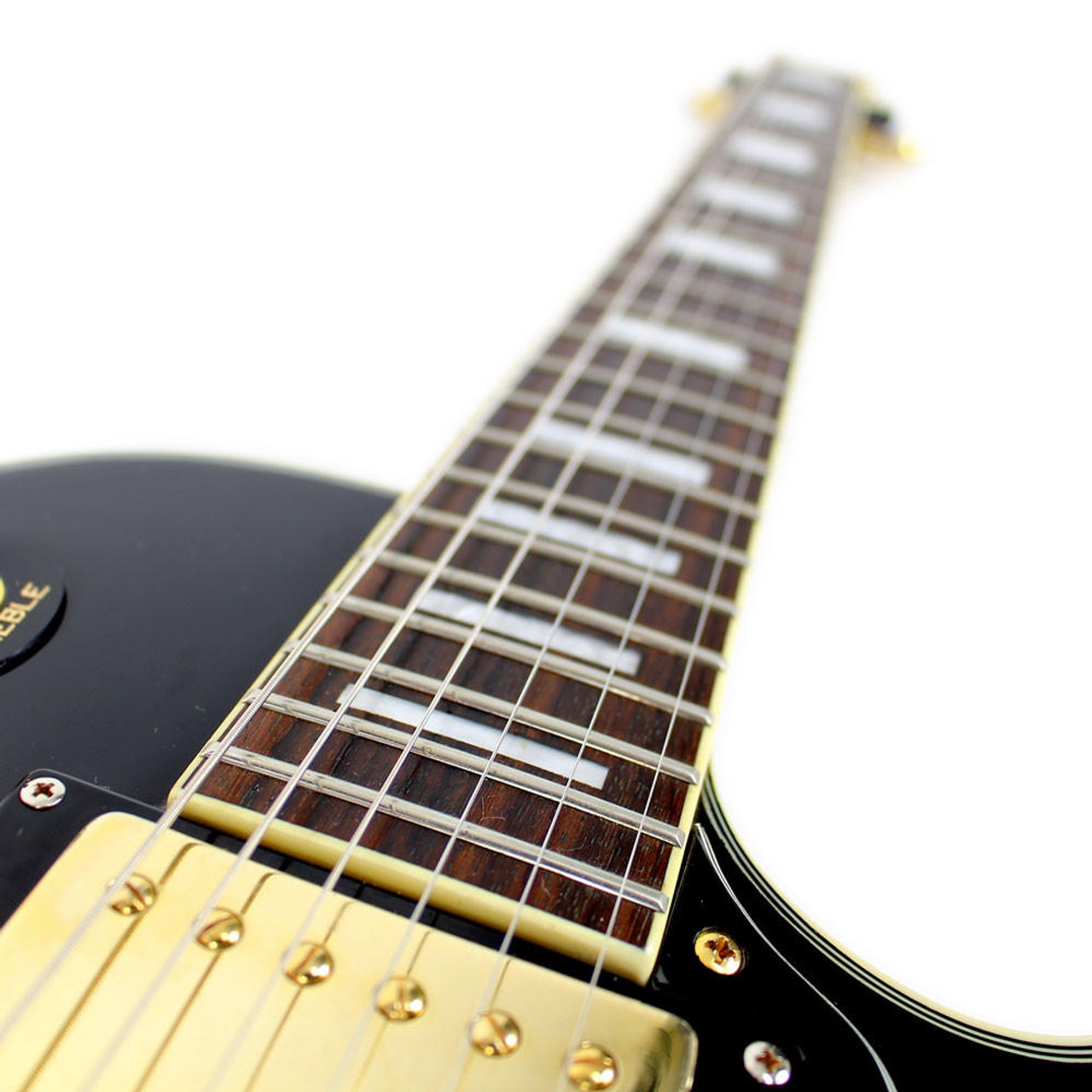 人気デザイナー Paul Les Epiphone Custom 韓国製 2004S Ebony エレキ