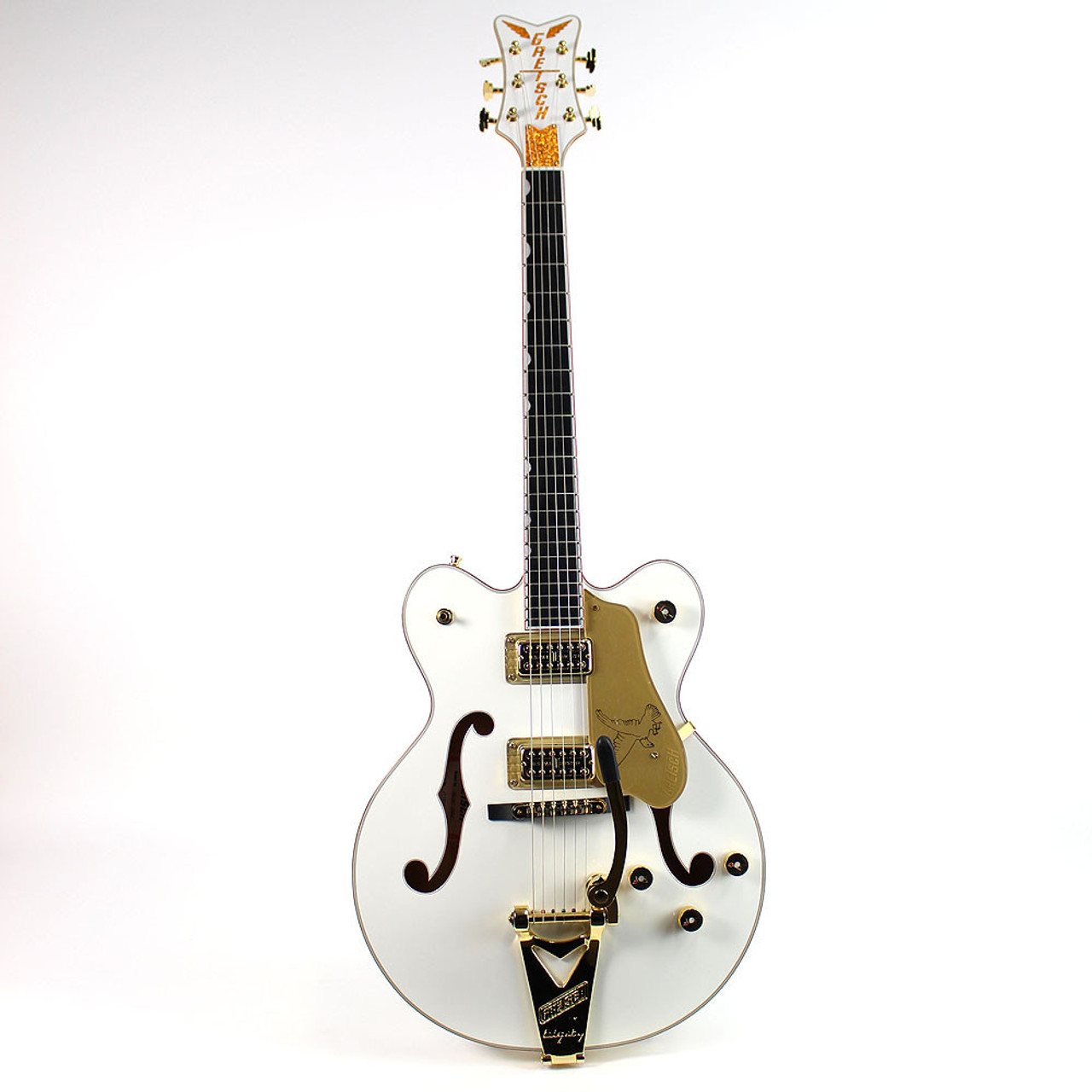 Gretsch G6139T-CBDC Center-Block White Falcon Double Cut Electric Guitar