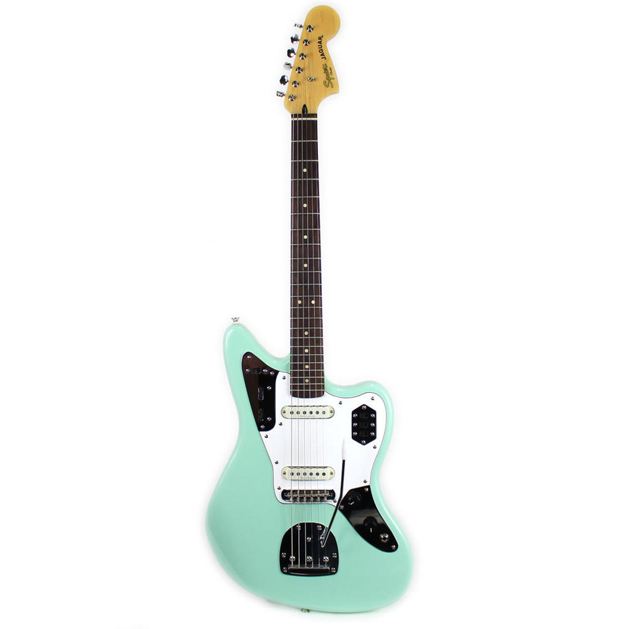 2013 Squier Vintage Modified Jaguar Electric Guitar Seafom Green