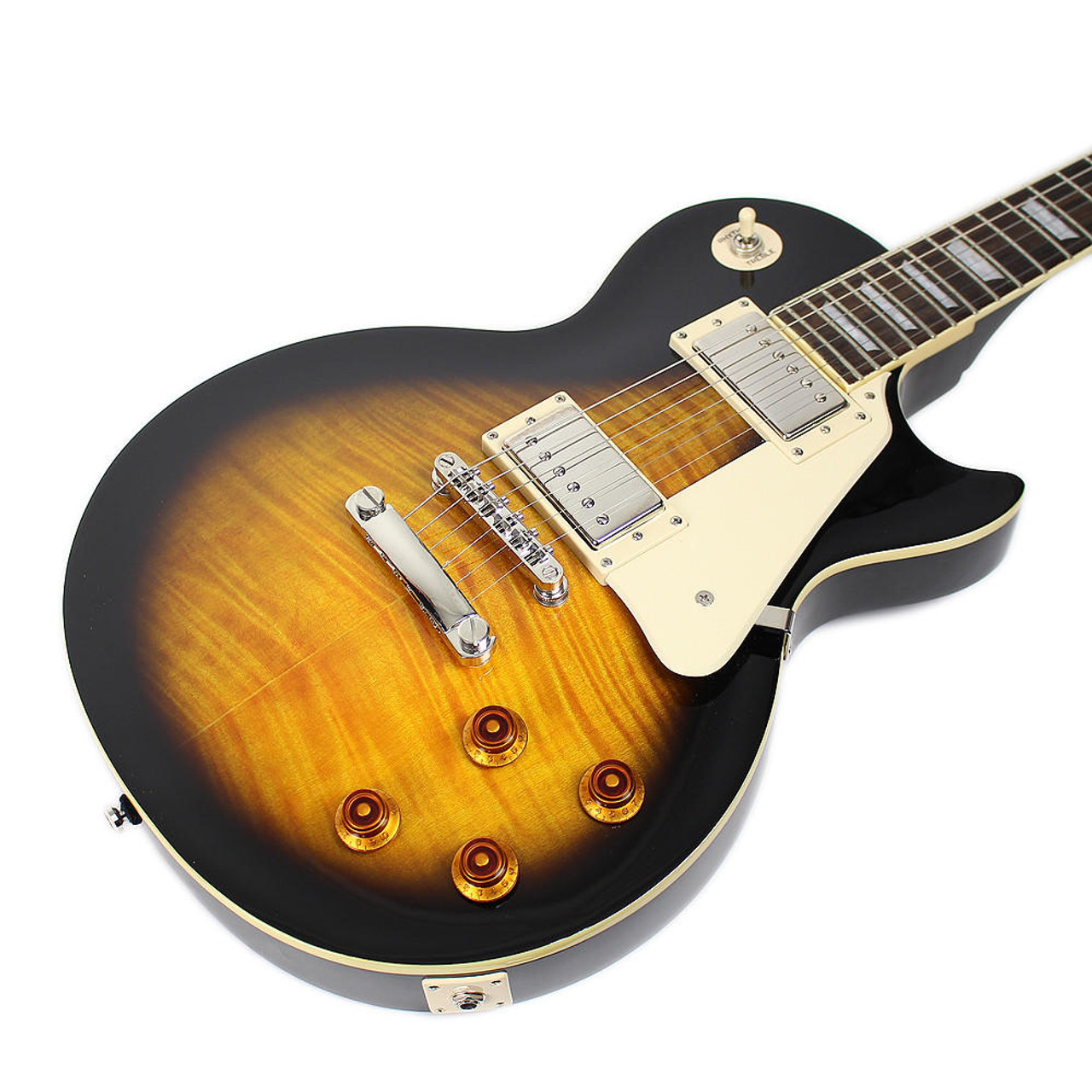 Used Epiphone Les Paul Standard Plus Top Tobacco Sunburst | Cream