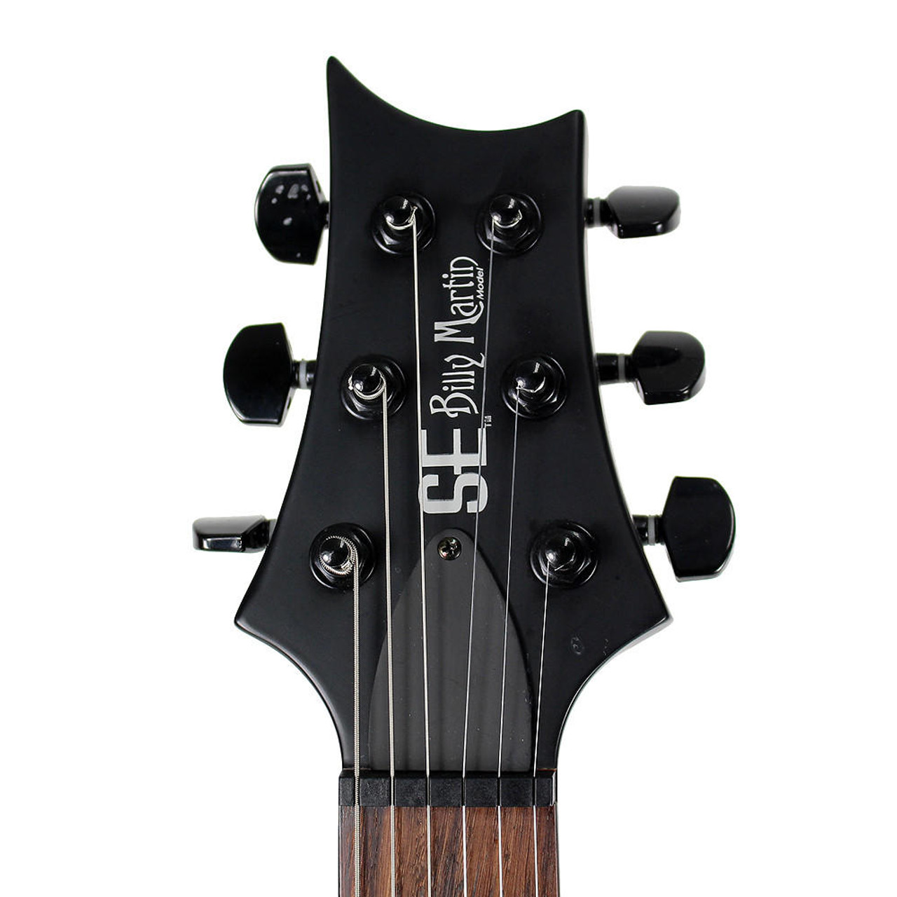 Used PRS SE Billy Martin Electric Guitar Matte Black | Cream