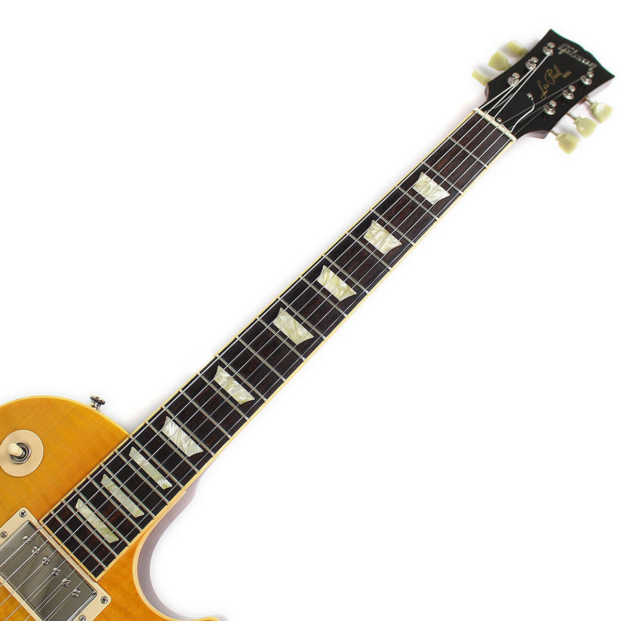 2006 Gibson Les Paul Standard Plus Top Electric Guitar Amber