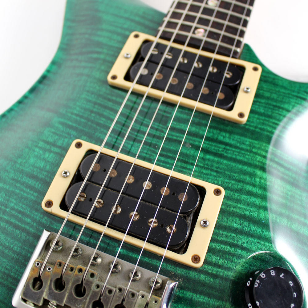 1993 PRS CE-24 Electric Guitar Green Flame | Cream City Music