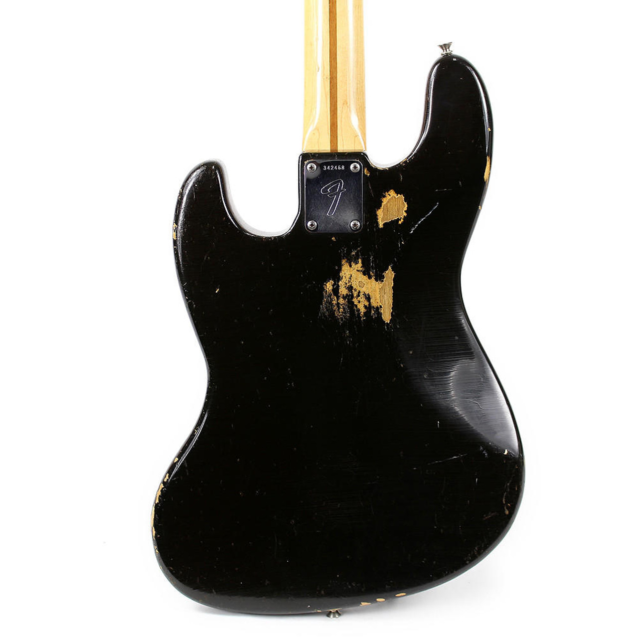 Fender Jazz Bass ナチュラル　シリアルP Vintage 1972 Fender Jazz Bass Black | Cream City Music