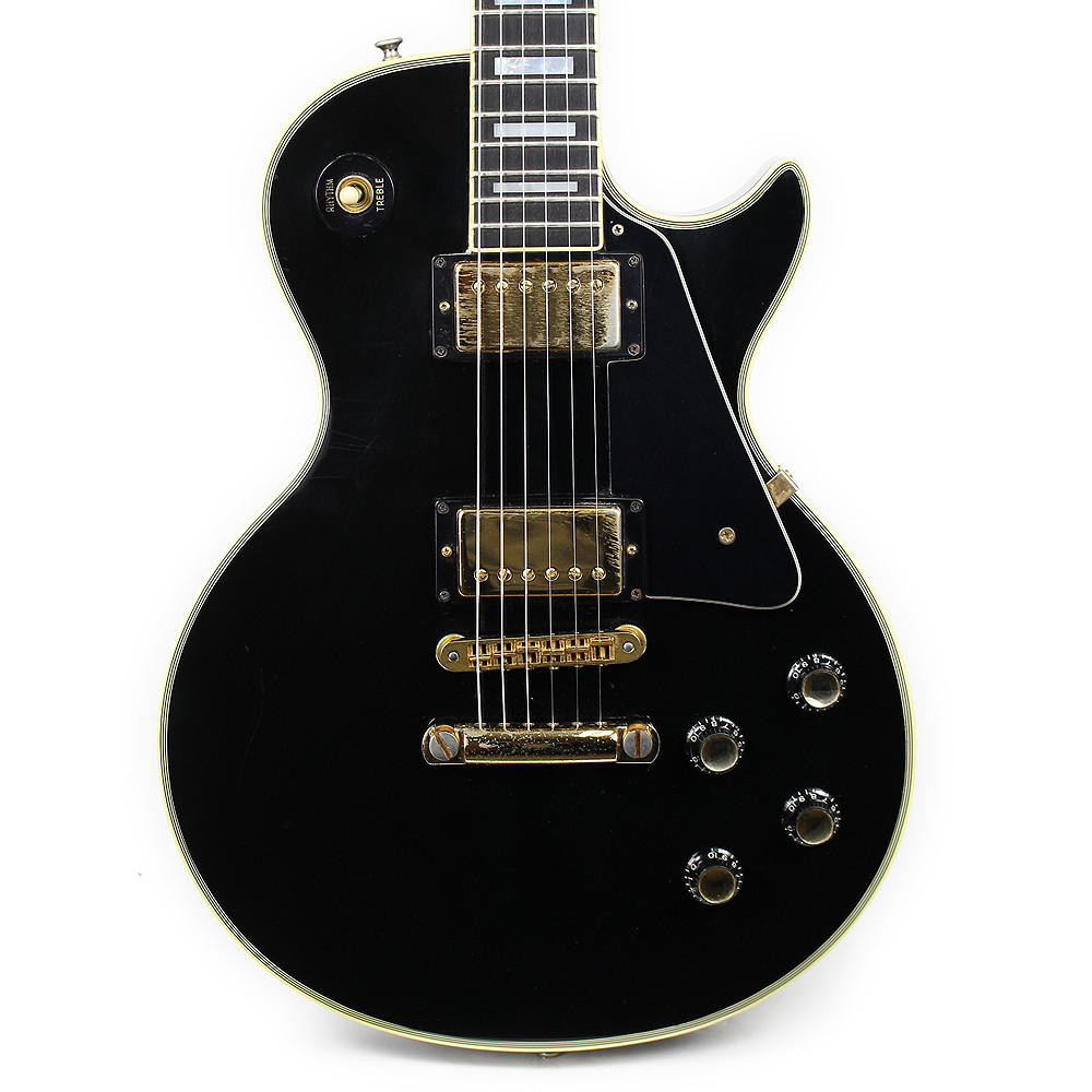 Gibson Les Paul ブラックエレキギター Vintage 1978 Gibson Les Paul Custom Electric Guitar Black | Cream