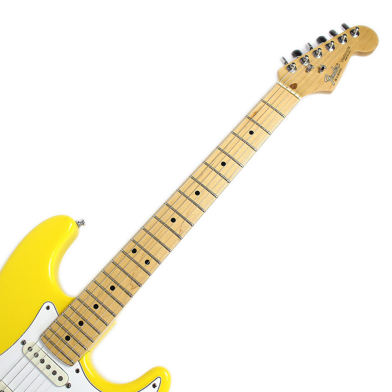 1989 Fender American Standard Stratocaster Electric Guitar Graffiti Yellow