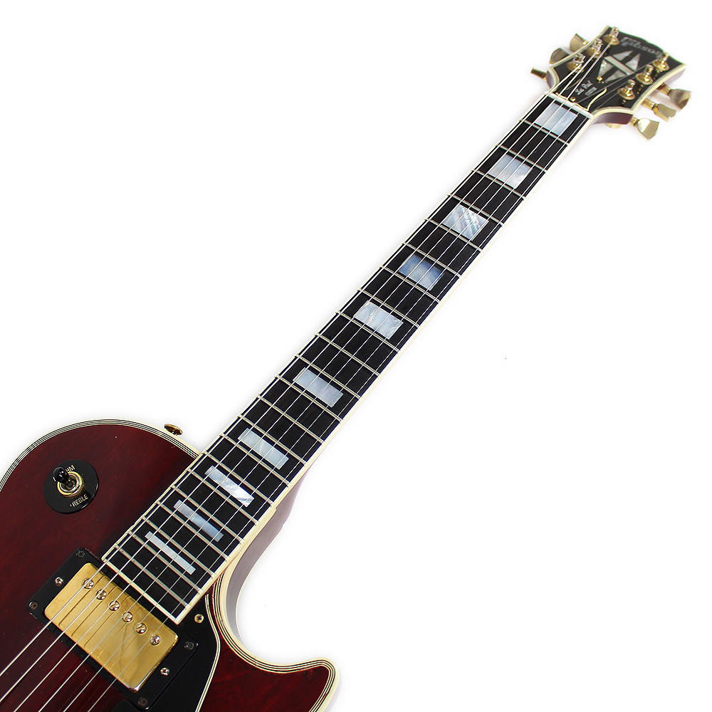 2001 Gibson Les Paul Custom Electric Guitar Wine Red | Cream City