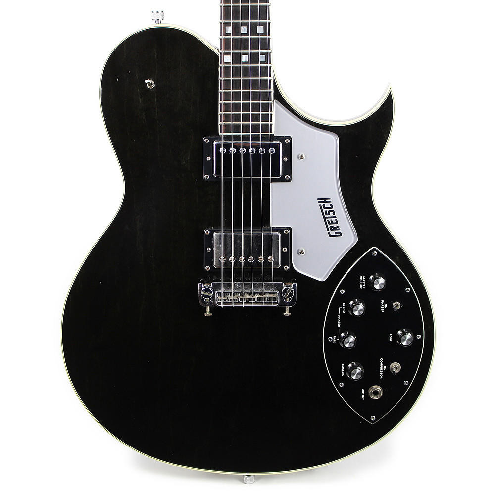 Vintage 1979 Gretsch Super Axe Electric Guitar Ebony Stain | Cream