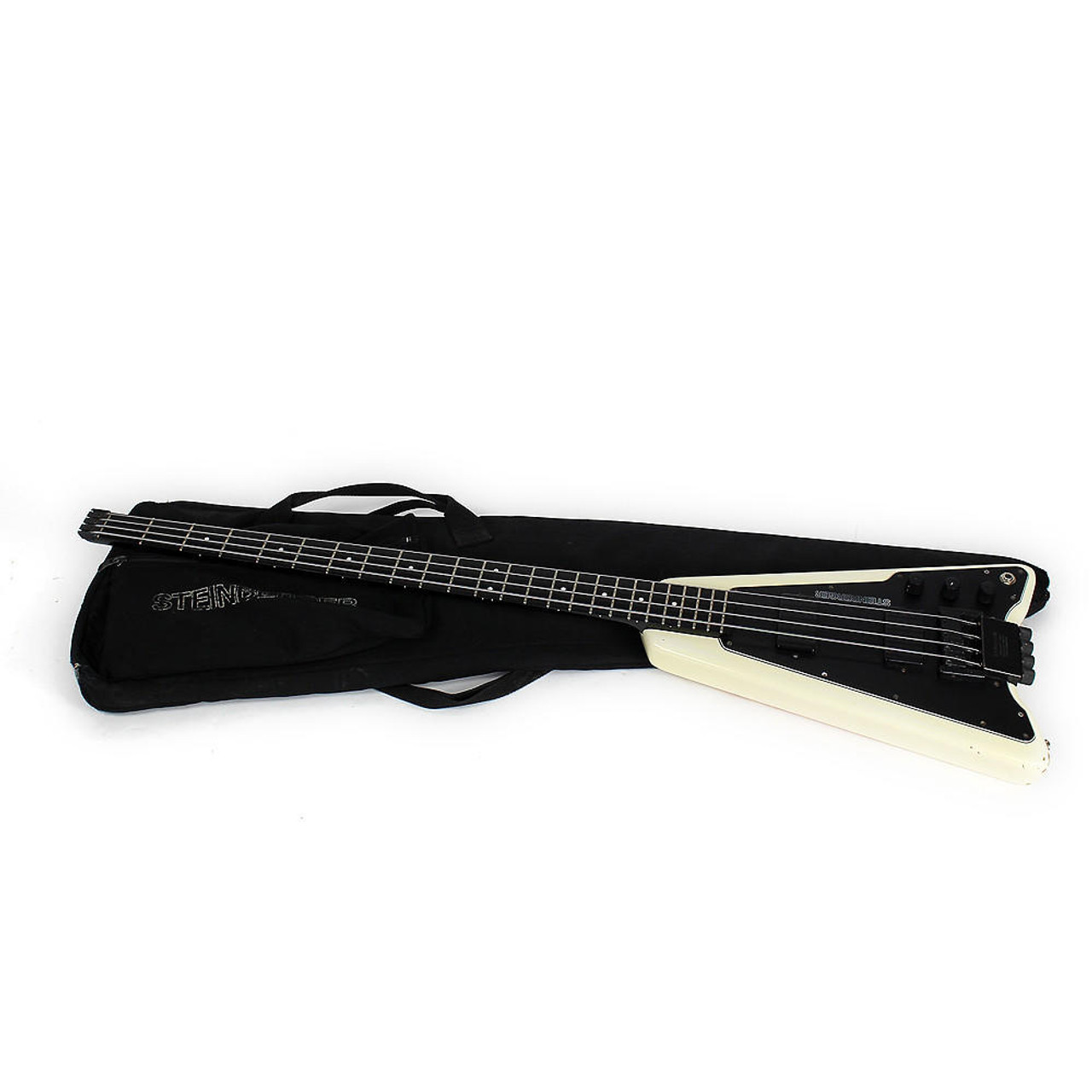 1987 Steinberger XP-2 P-Series Bass Guitar in White | Cream