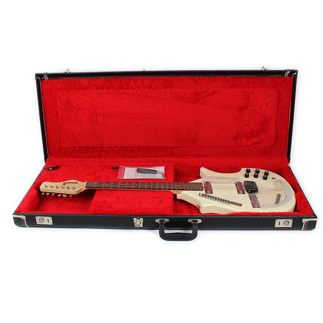 1999 USA Jerry Jones Master Electric Sitar Rare White Gator