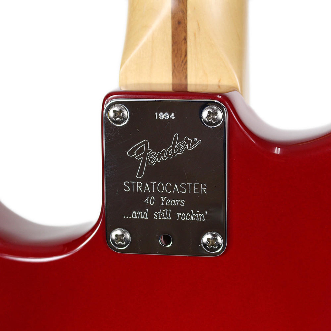 Fender homage ストラトキャスタータイプ candy red Fender 40th Anniversary Stratocaster Candy Apple Red 1994