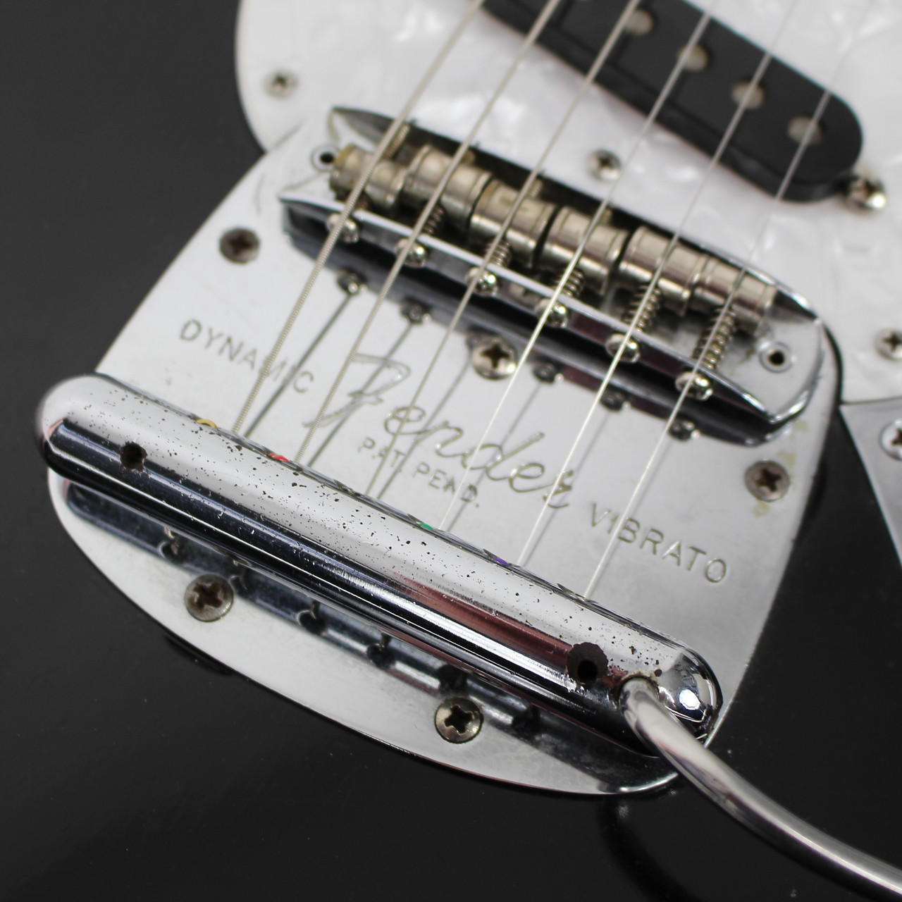 Vintage 1974 Fender Mustang Electric Guitar Black | Cream