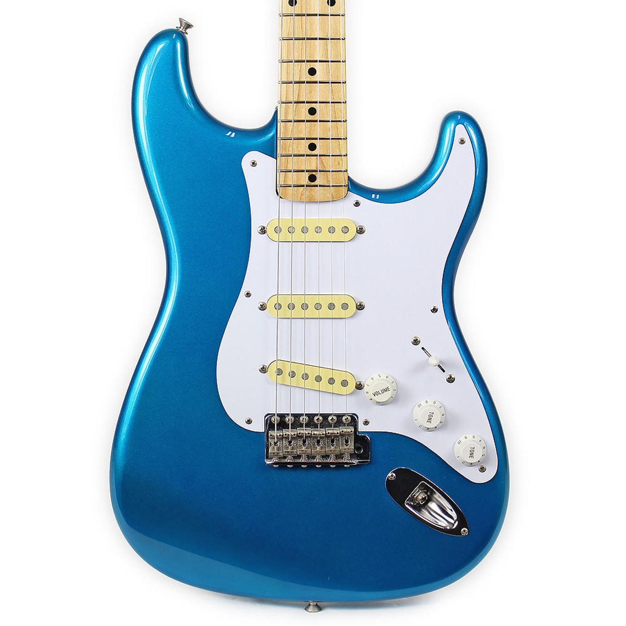 Mid To Late '80s Fender Stratocaster Made In Japan Electric Guitar Ocean  Blue