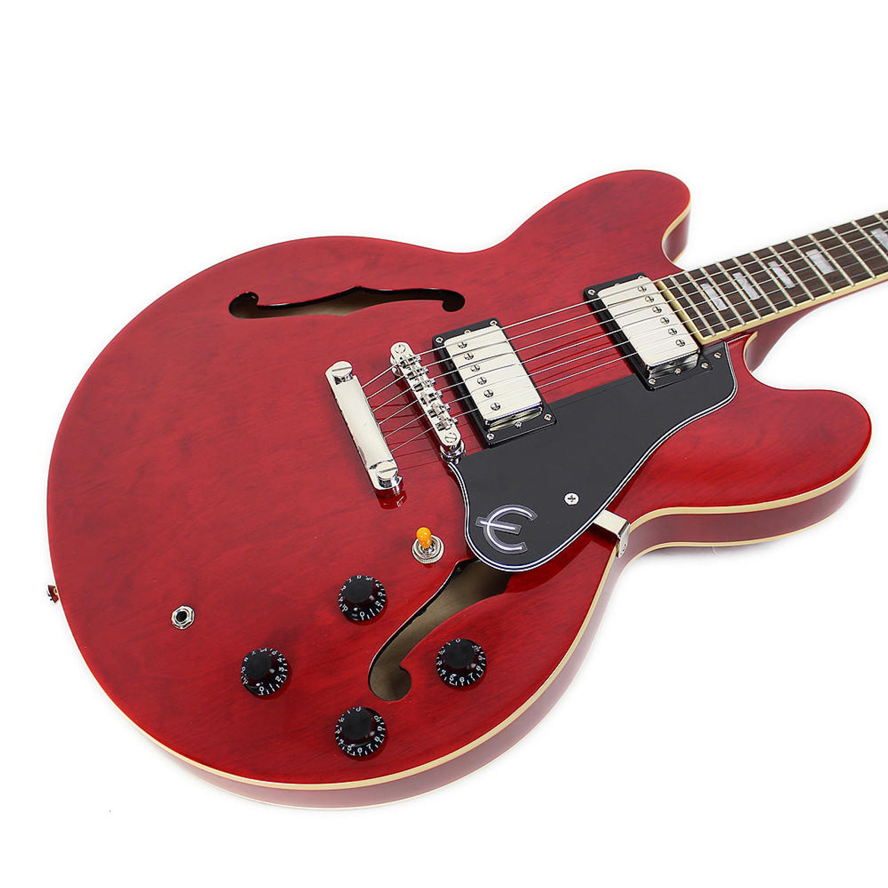 Used Epiphone ES-335 Pro Semi Hollow Body Electric Guitar Cherry