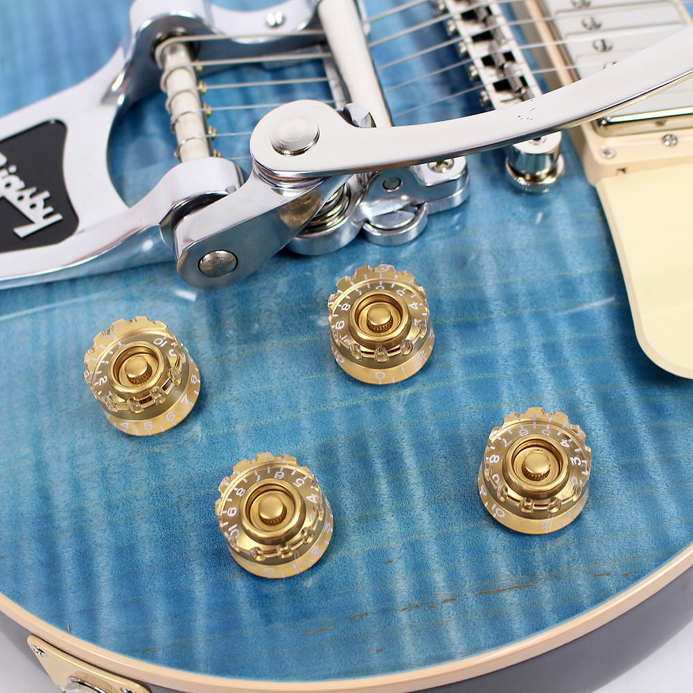 2015 Gibson Les Paul Traditional Electric Guitar Ocean Blue | Cream ...