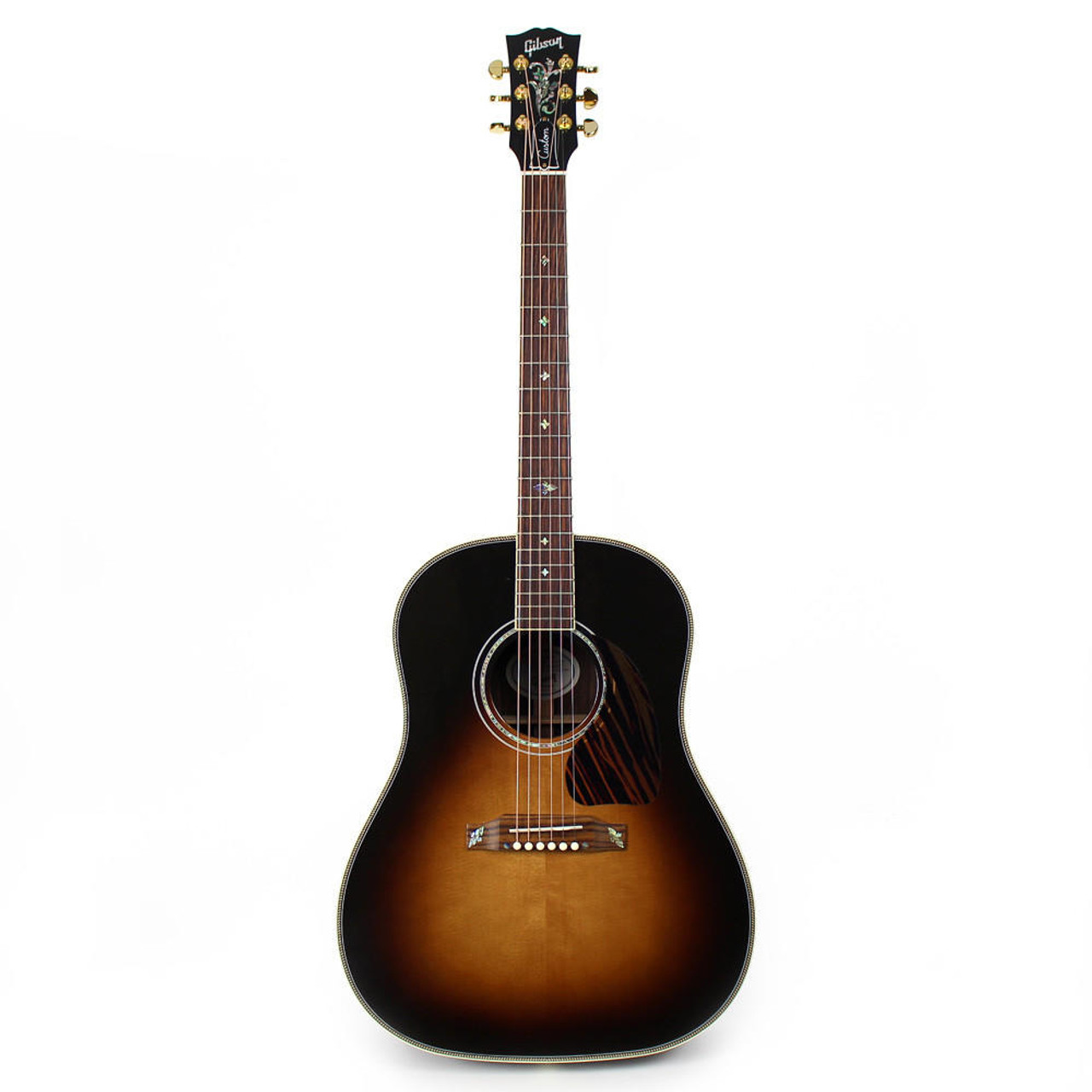 2013 Gibson J-45 Custom Acoustic Electric Guitar in Vintage Sunburst