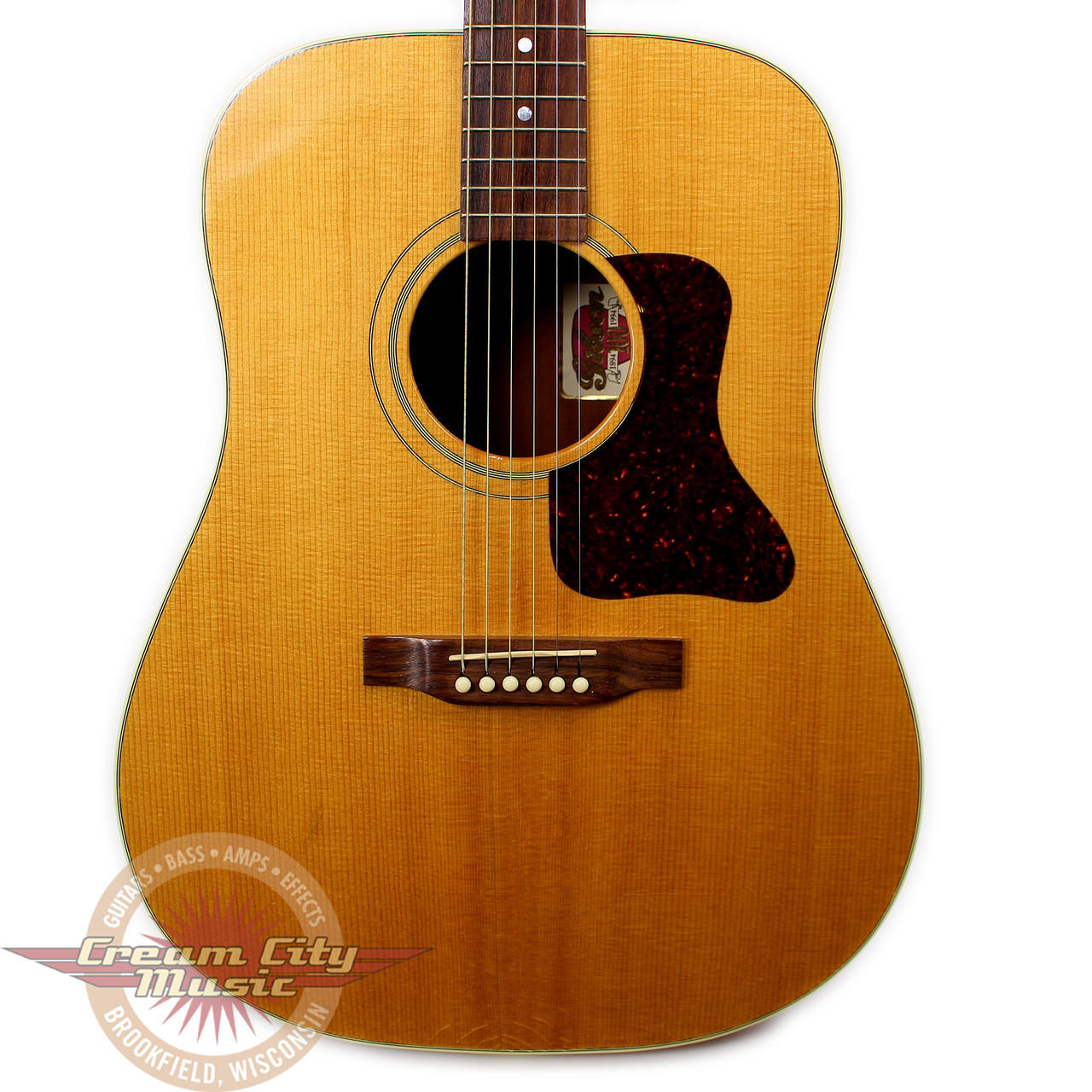 1994 Gibson Gospel Dreadnought Acoustic Guitar Natural | Cream