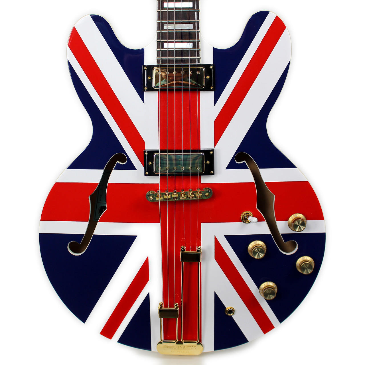 Used Epiphone Limited Edition Union Jack Sheraton Semi Hollow Body