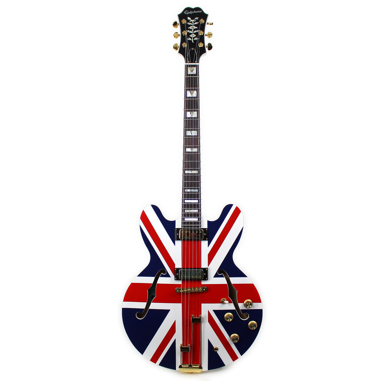 Used Epiphone Limited Edition Union Jack Sheraton Semi