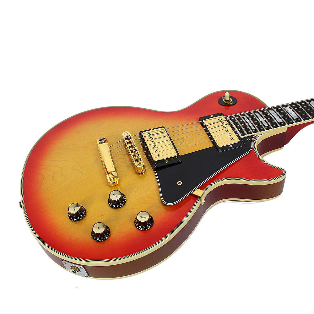 Vintage 1977 Gibson Les Paul Custom Electric Guitar Cherry