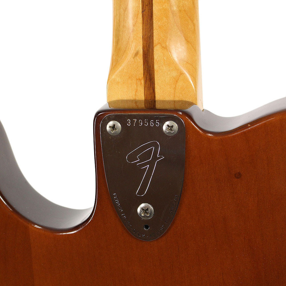 Vintage 1973 Fender Telecaster Custom Electric Guitar Mocha Finish