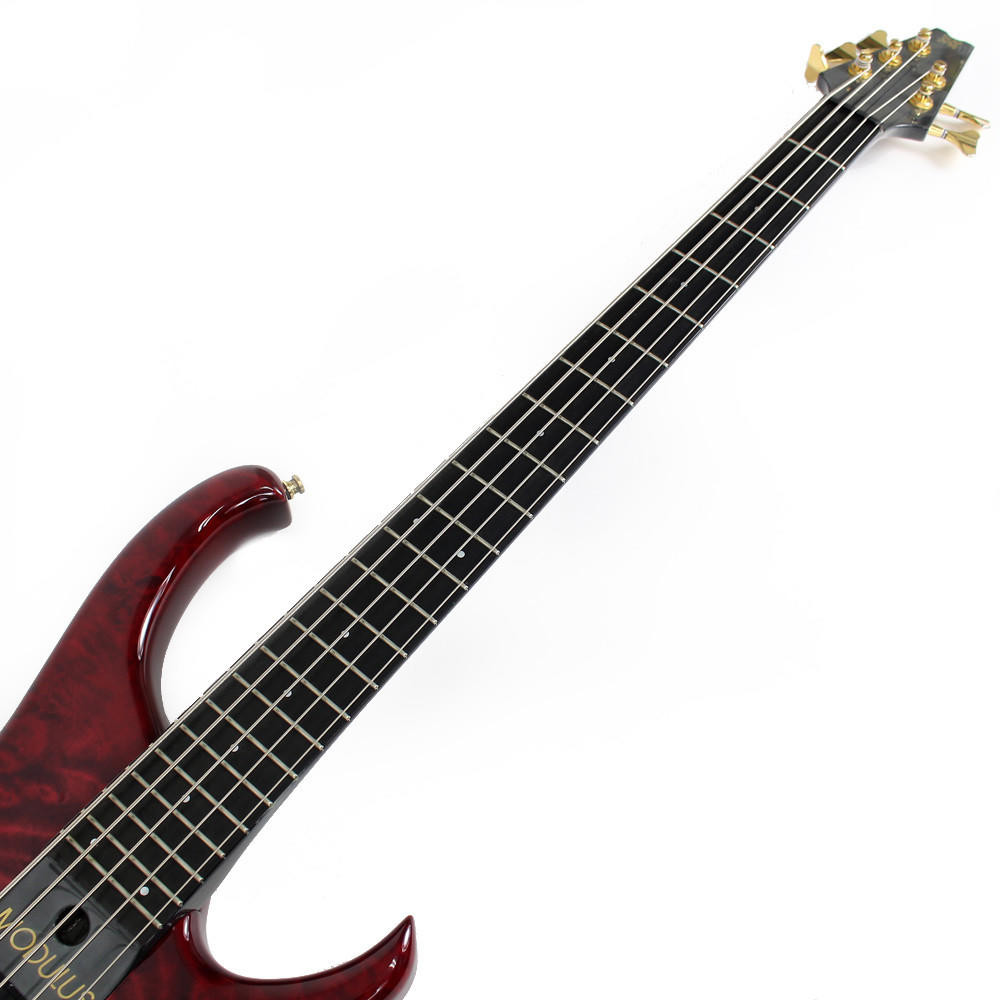 Used Modulus Quantum 5 5-String Bass w/ Quilted Maple Top in Black