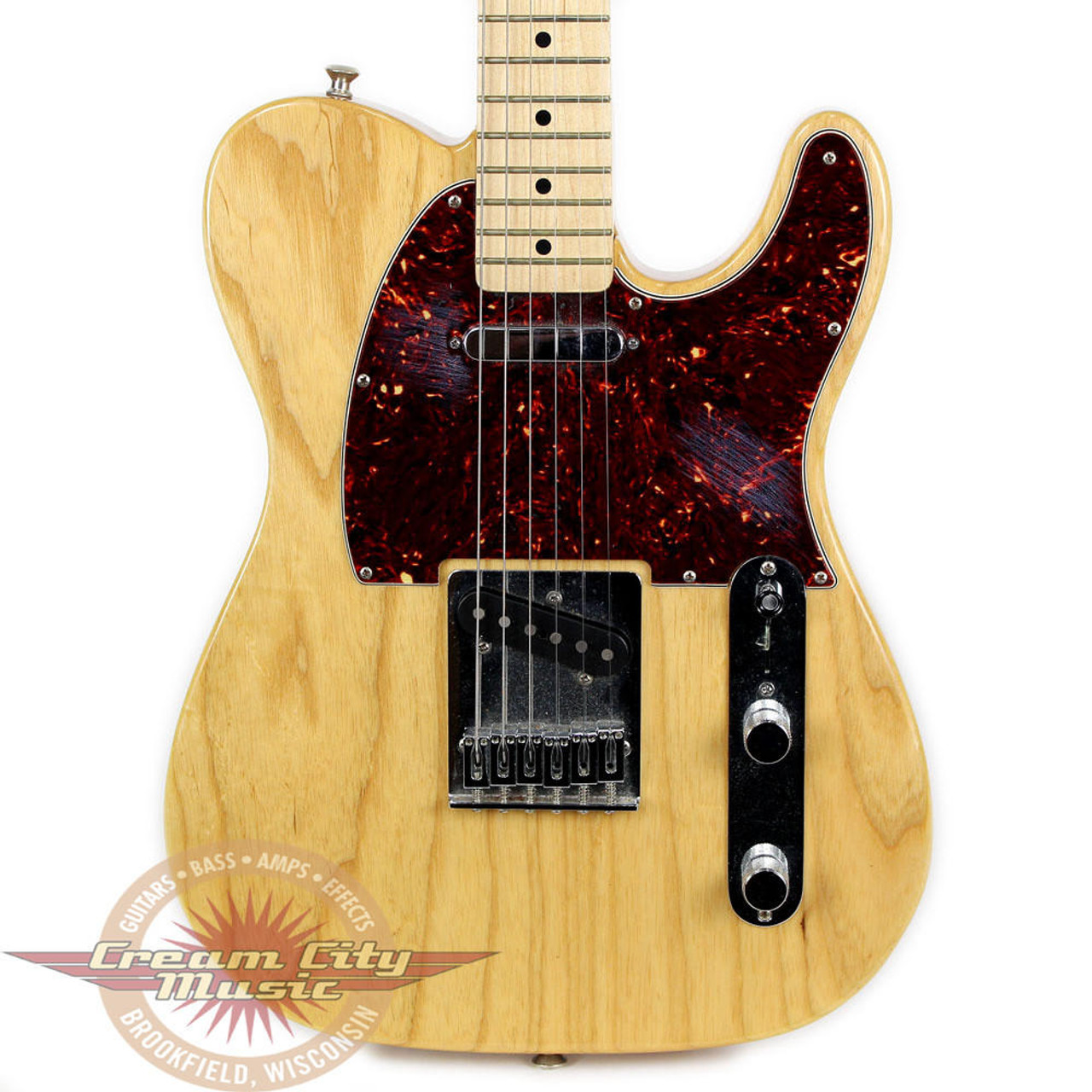 Used Fender MIM Telecaster Electric Guitar Natural | Cream City Music