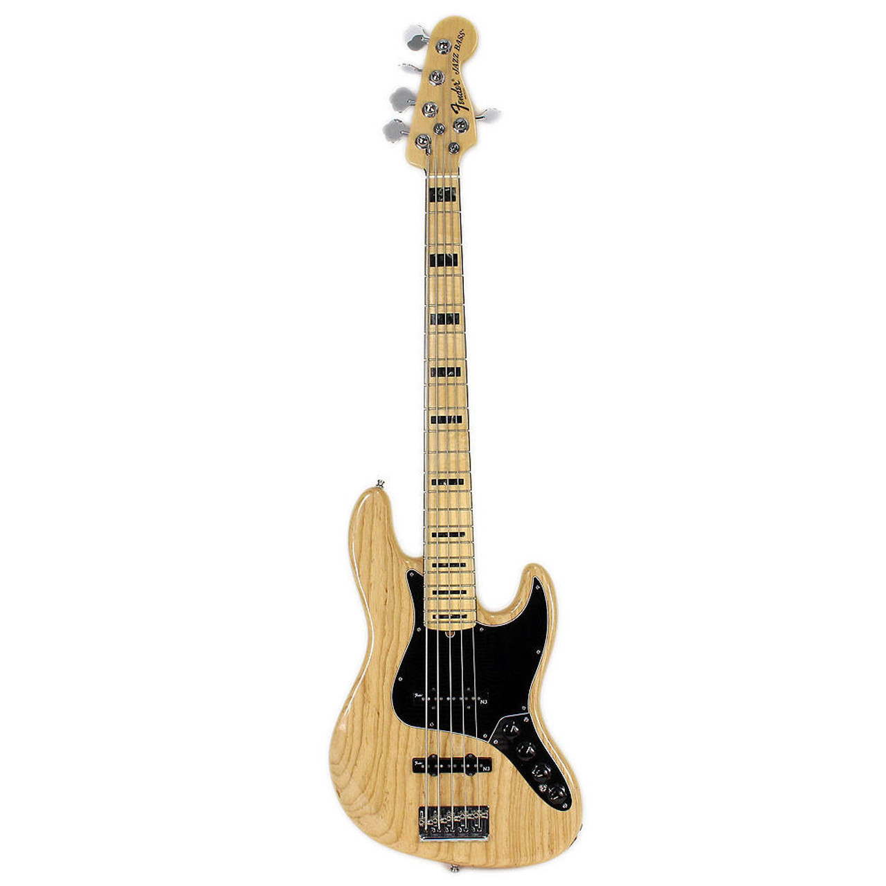 2013 Fender American Deluxe Jazz Bass V Natural Finish