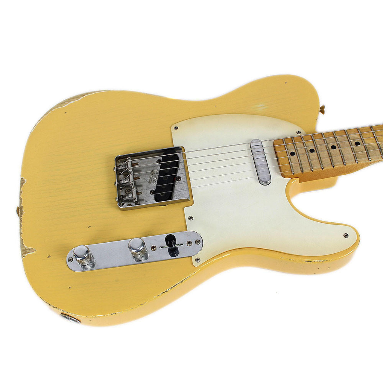 Fender MIM Roadworn Series 50s Telecaster Electric Guitar Blonde 