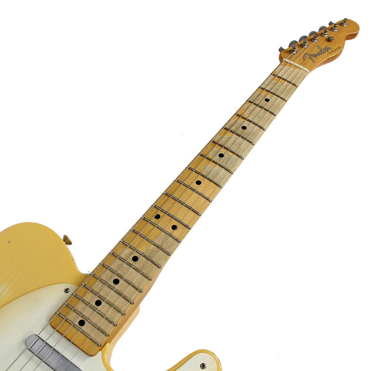 Fender MIM Roadworn Series 50s Telecaster Electric Guitar Blonde 