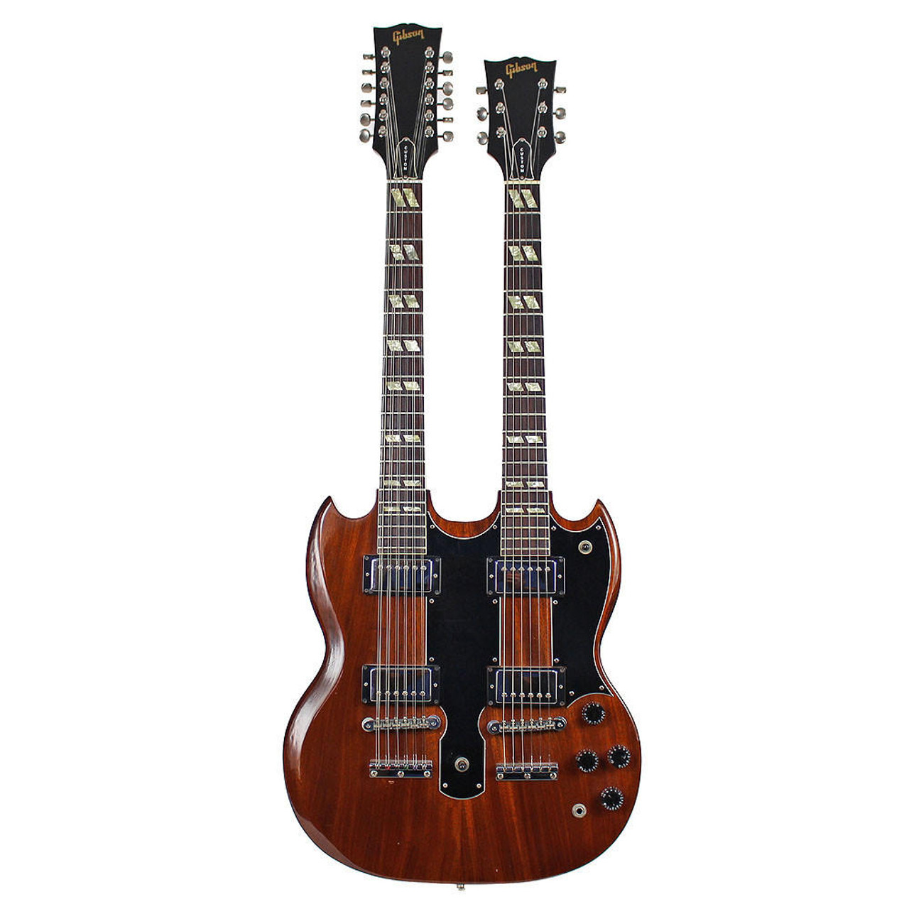 専用2点　ナチュラルとオークル Gibson 1979 EDS-1275 Double Neck Vintage White – Electri