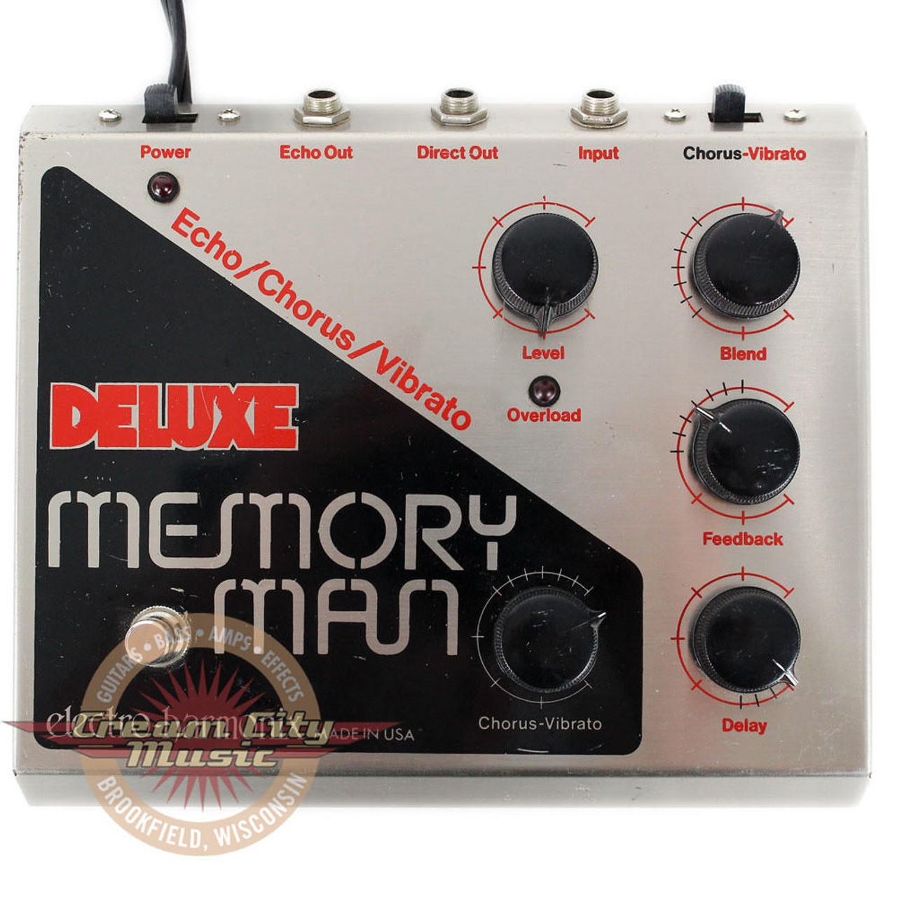 Vintage 1970s Electro Harmonix Deluxe Memory Man Delay Pedal