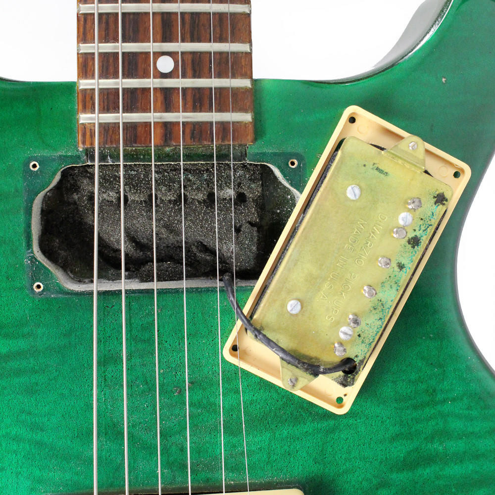 1980 Hamer Special w/ Flame Maple Top in Emerald Green | Cream