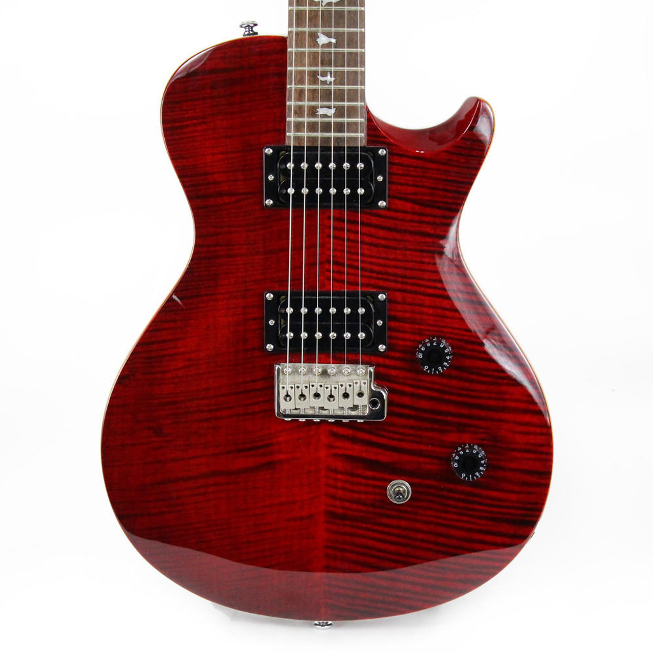 2010 Paul Reed Smith SE Singlecut w/ Flame Maple Top in Trans Red