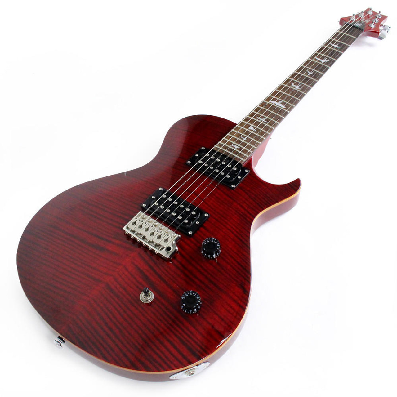 2010 Paul Reed Smith SE Singlecut w/ Flame Maple Top in Trans Red