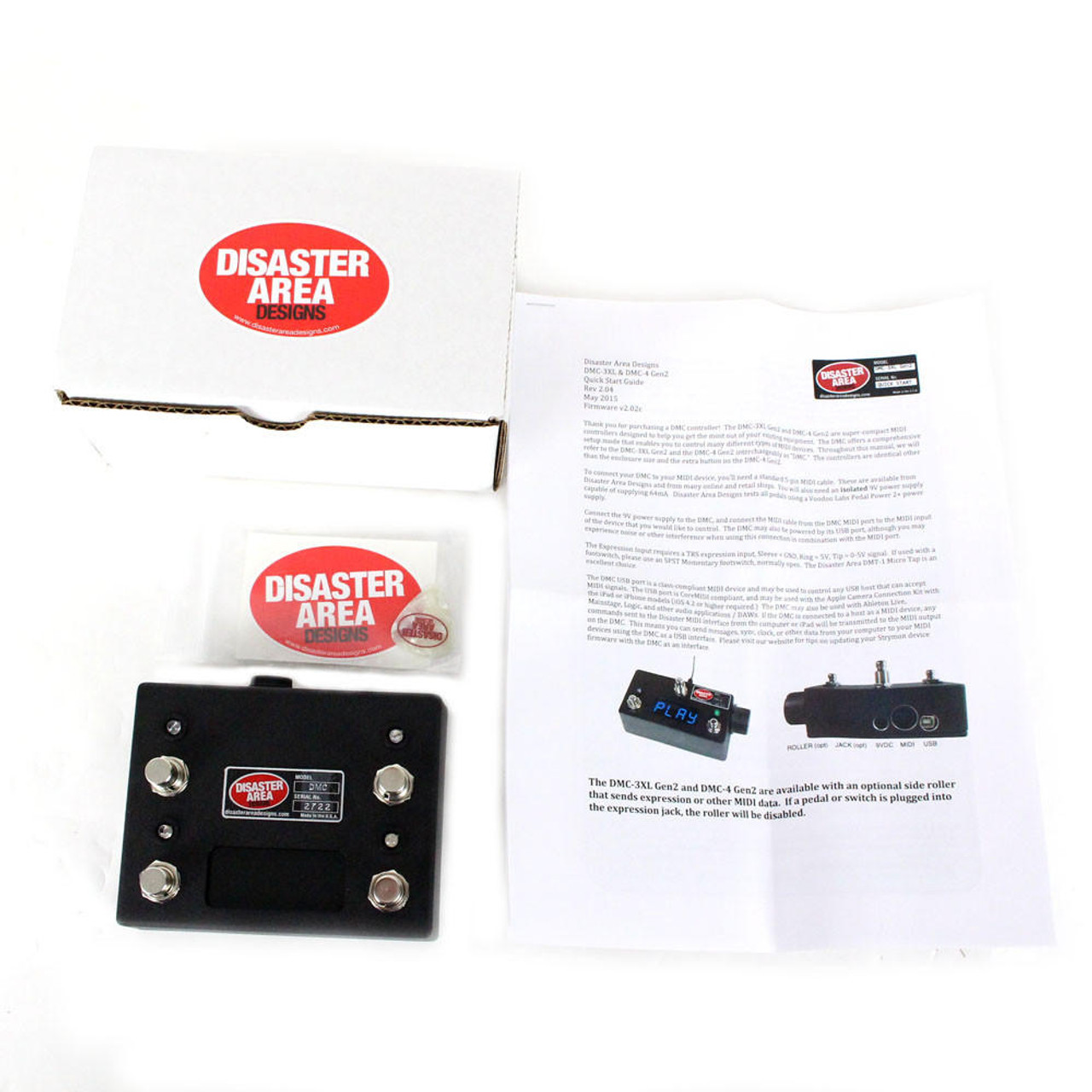 Disaster Area DMC-4 Gen 2 MIDI Controller Guitar Pedal