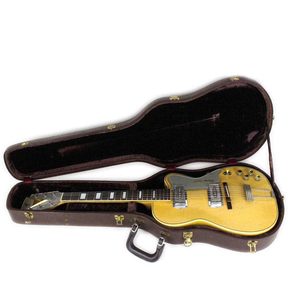 Vintage 1950's Kay K1700 Barney Kessel Pro Electric Guitar Natural