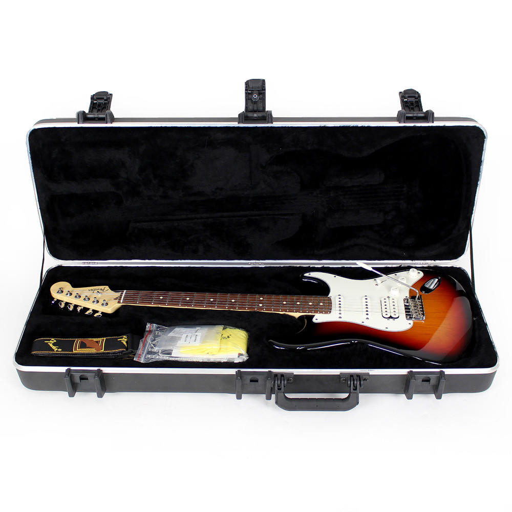 2011 Fender American Standard Stratocaster HSS in 3 Tone Sunburst