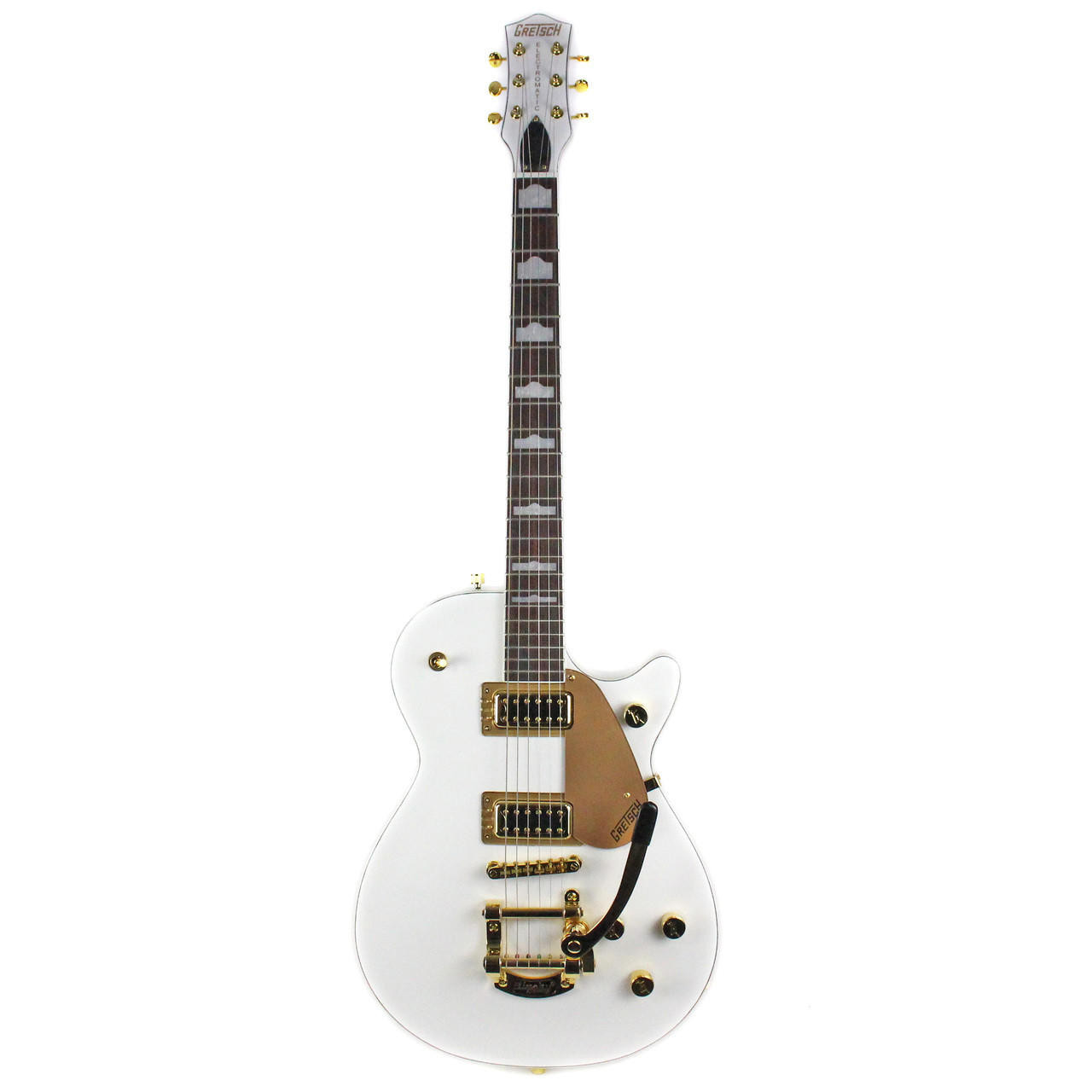 Gretsch G5434T-LTD Limited Edition Pro Jet in White and Gold Penguin Style