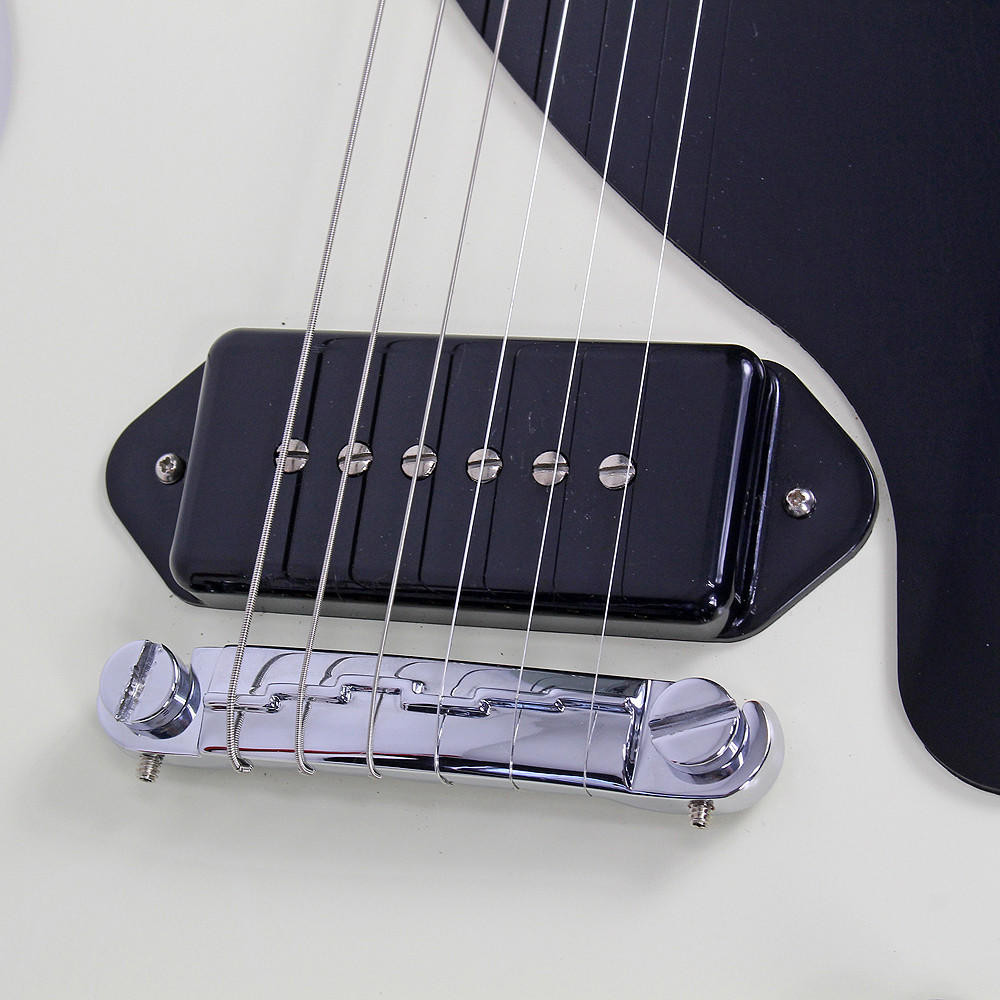 2011 Gibson Les Paul Junior Electric Guitar Satin White | Cream