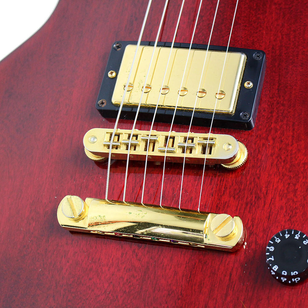 2007 Gibson Les Paul Studio w/ Gold Hardware in Wine Red | Cream