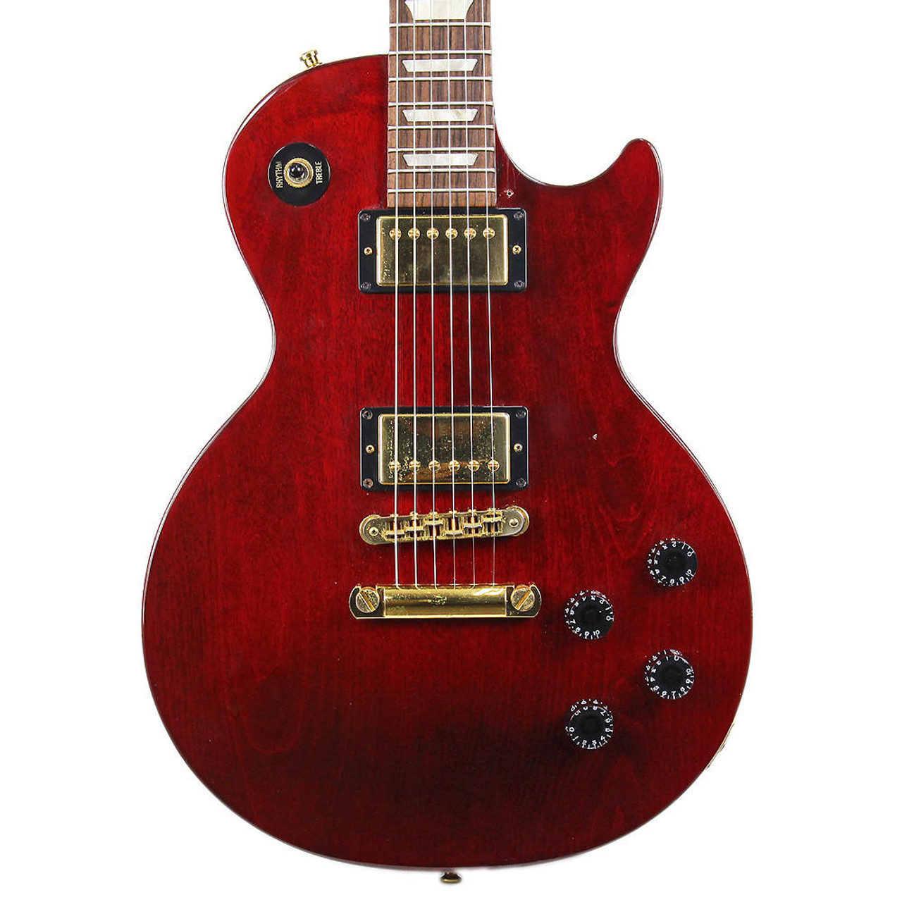 2007 Gibson Les Paul Studio w/ Gold Hardware in Wine Red | Cream