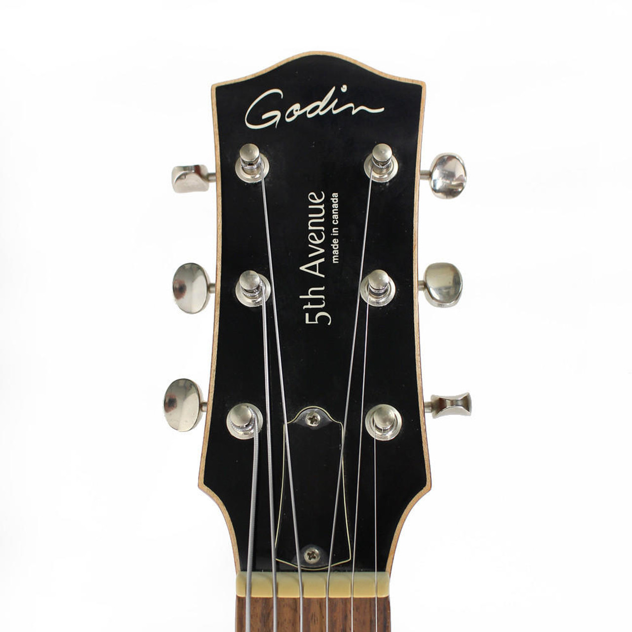 激レア Godin 5th Avenue アーチトップギター 黒/ブラック Used