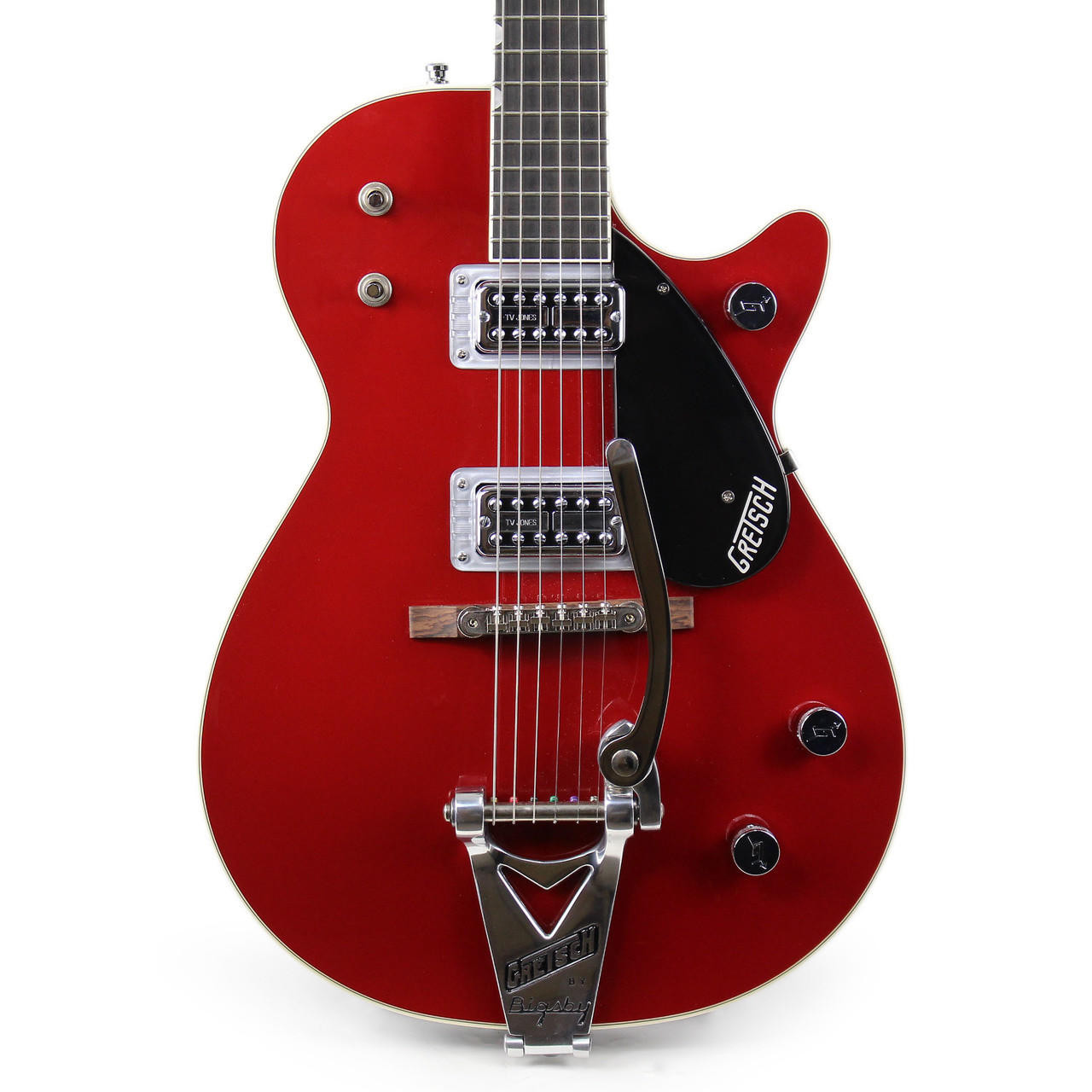 Gretsch G6131T-TVP Power Jet Electric Guitar in Firebird Red B