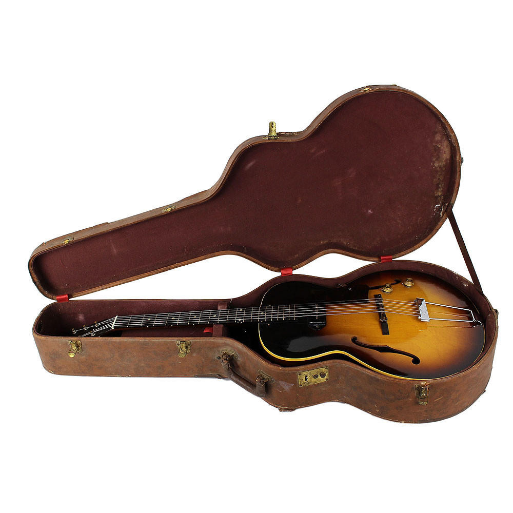 Vintage 1958 Gibson ES-125 Electric Guitar Sunburst Finish | Cream