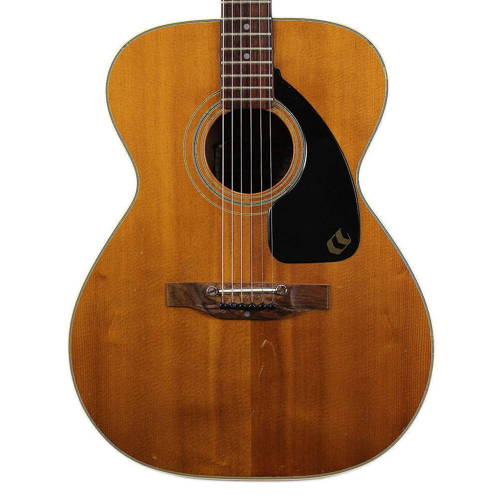 Vintage 1970's Aria Model 6712 Flat Top Acoustic Guitar Natural